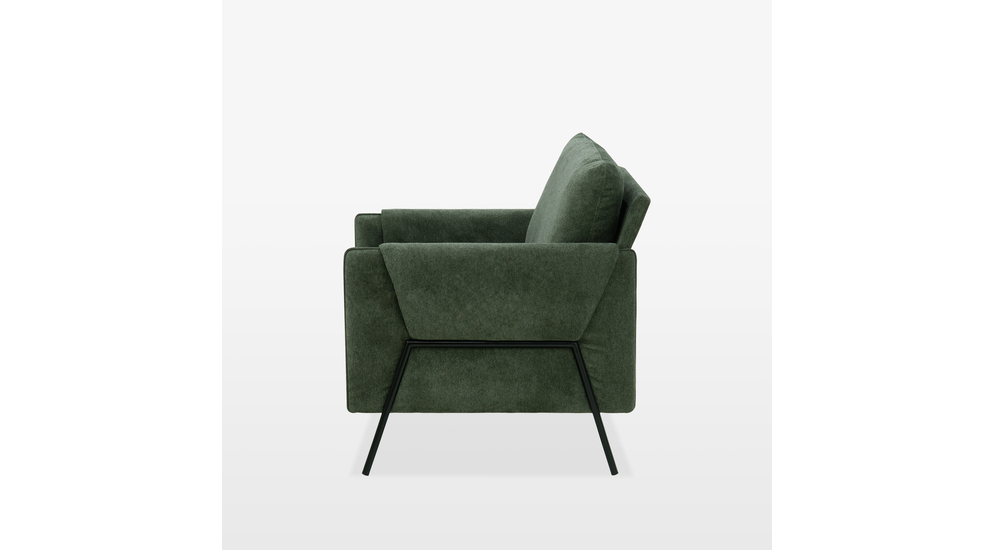 Fotel wypoczynkowy zielony RENKA