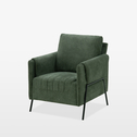Fotel wypoczynkowy zielony RENKA