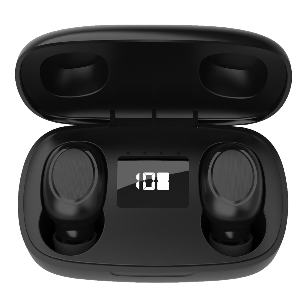 Słuchawki PM1020B w technologii Bluetooth 5.0 oraz etui z powerbankiem.