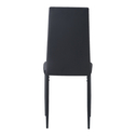 Krzesło tapicerowane JEXIS czarne
