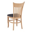 Krzesło drewniane z tapicerowanym siedziskiem KAMARO
