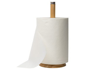 Stojak bambusowy na ręcznik papierowy 32 cm