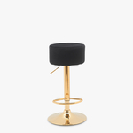 Krzesło barowe czarno-złote GALIA