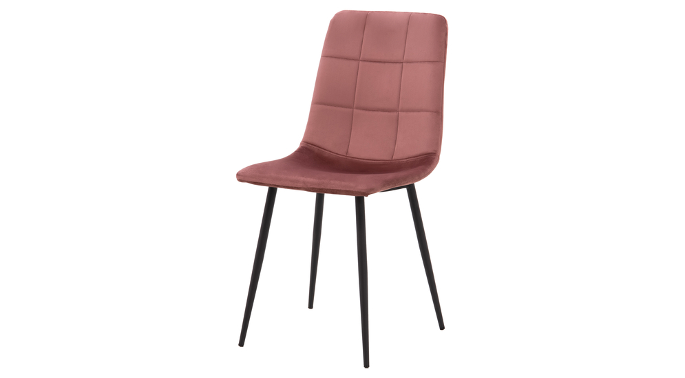 Krzesło tapicerowane różowe FOLVIO