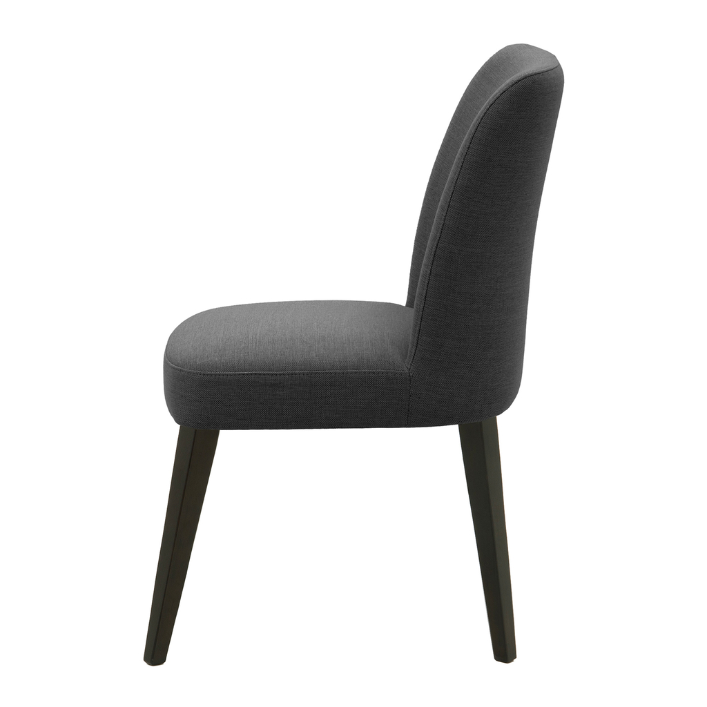 Krzesło tapicerowane szare HOLIN