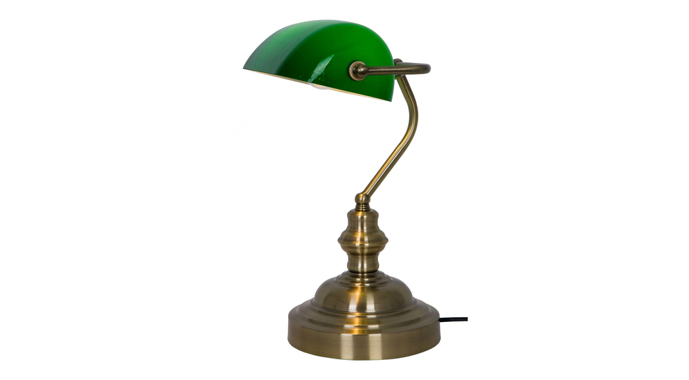 Lampa Biurkowa Retro Z Oto Zielona Edes Outlet Agata