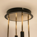 Lampa sufitowa LED LARA czarno-złota