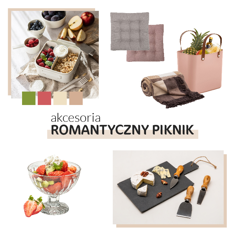 Romantyczny piknik - akcesoria