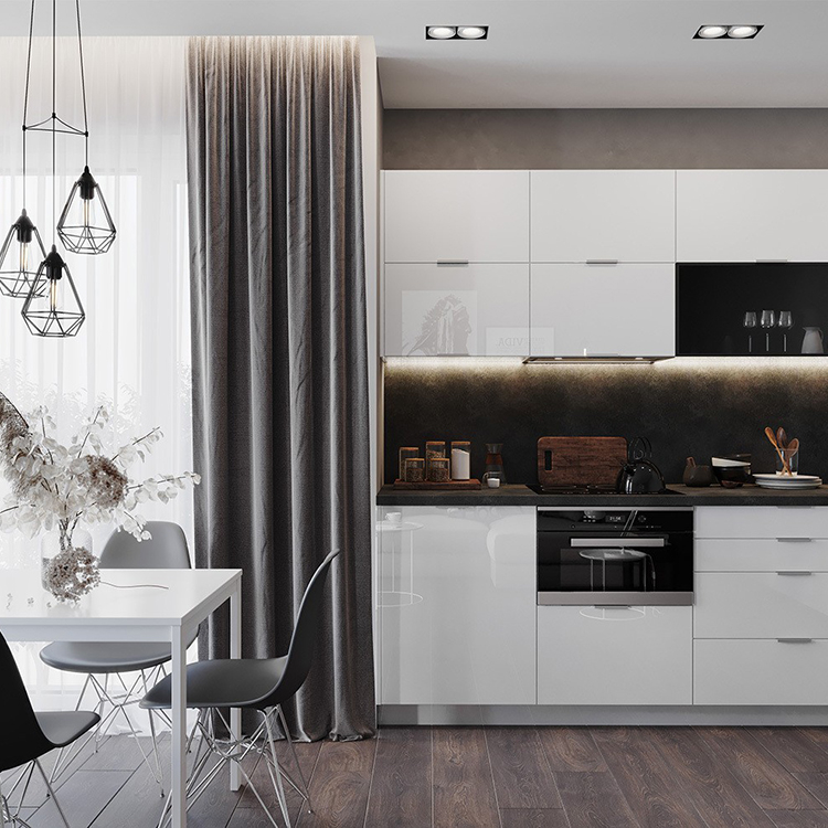 Inspiracje na czarno-białą kuchnię: elegancja w minimalistycznym stylu 