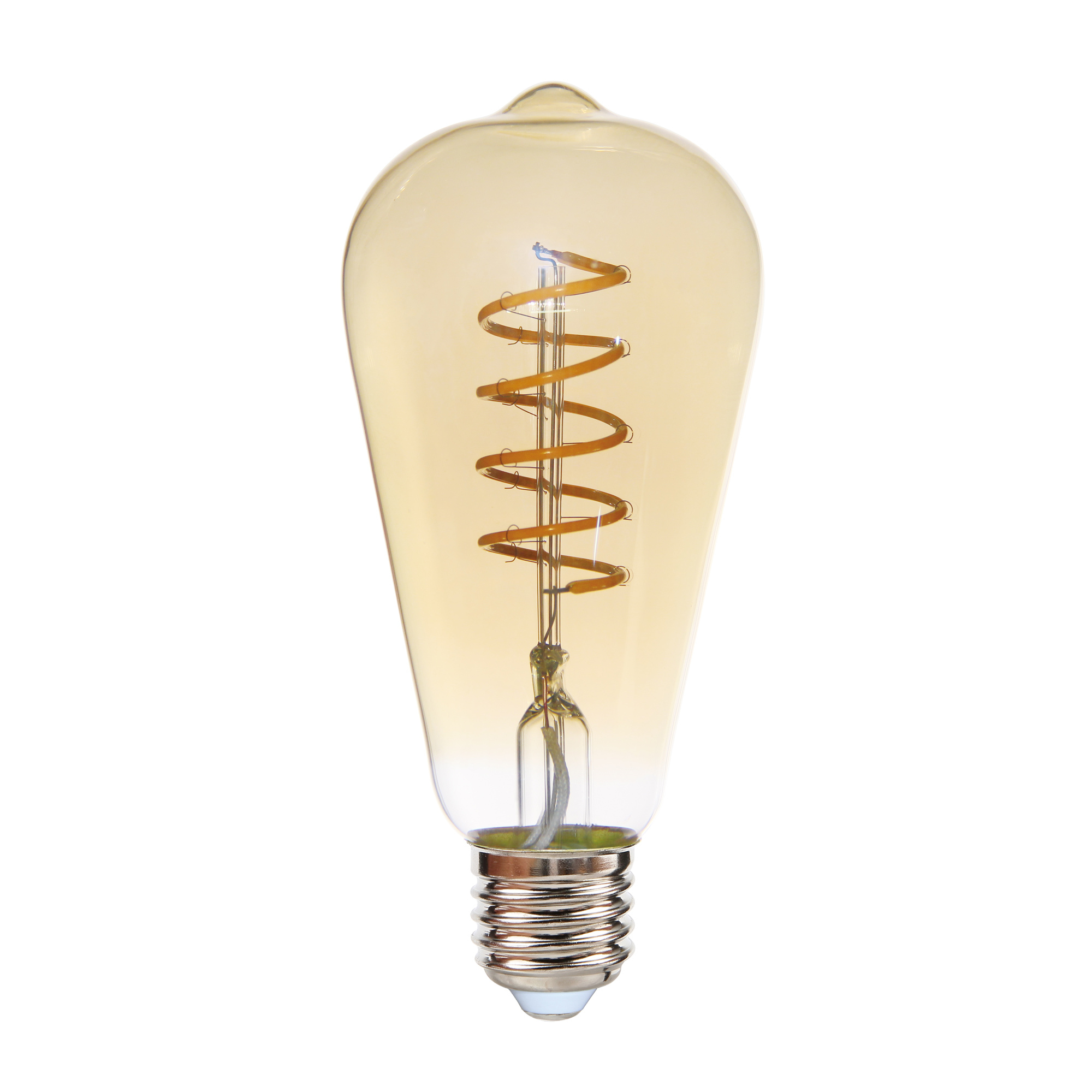 Żarówka Ozdobna Retro Led E27 4w Barwa Ciepła Oro E27 St64 Fl Goldie 4w