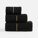 Ręcznik bawełniany czarny GOLD NEW 70x140 cm