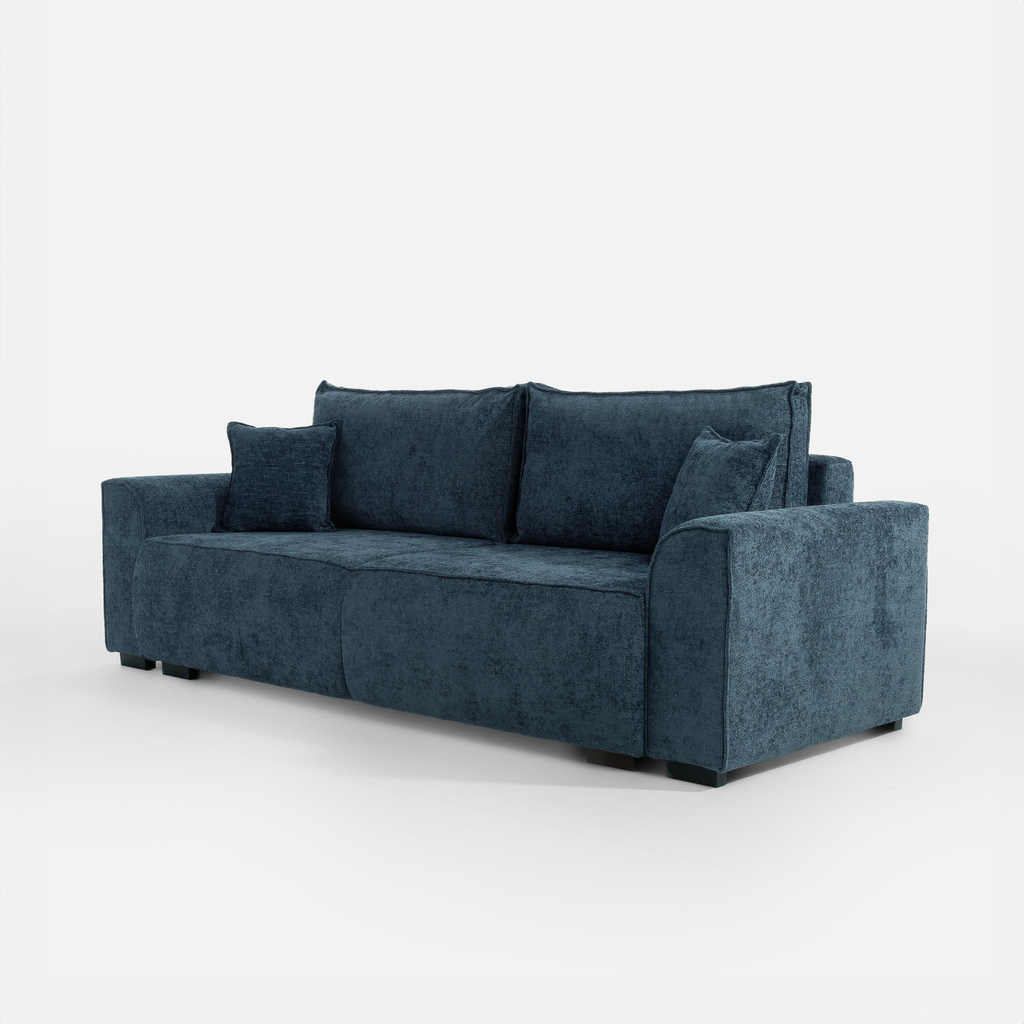 Sofa 3-osobowa granatowa ALICANTE