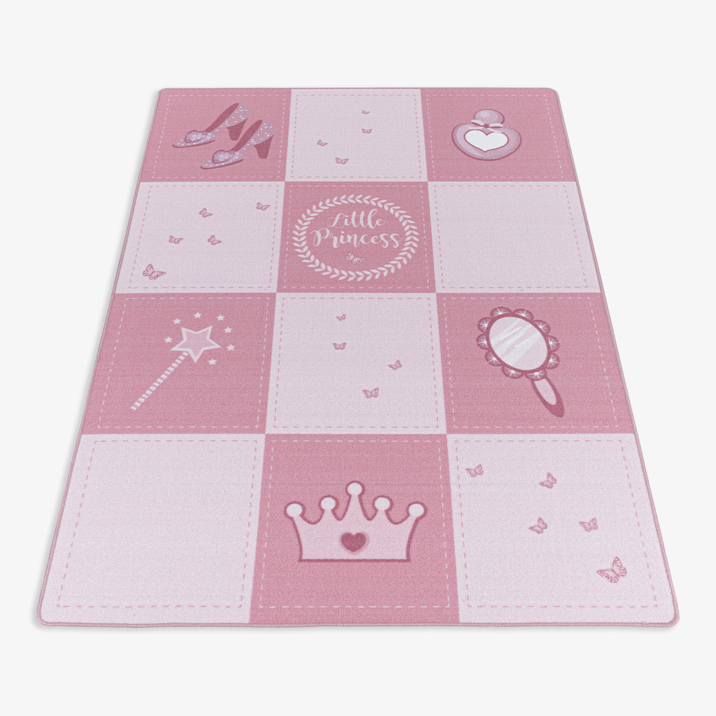 Dywan różowy dla małej księżniczki PLAY 120x170 cm. 