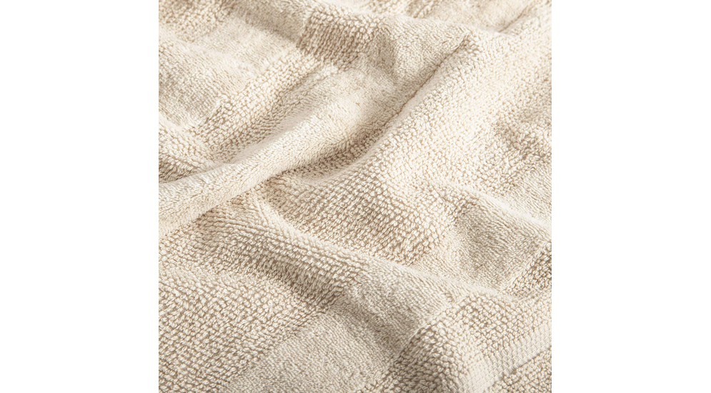 Ręcznik bawełniany kremowy TABBY 70x140 cm