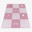 Dywan różowy dla małej księżniczki PLAY 100x150 cm