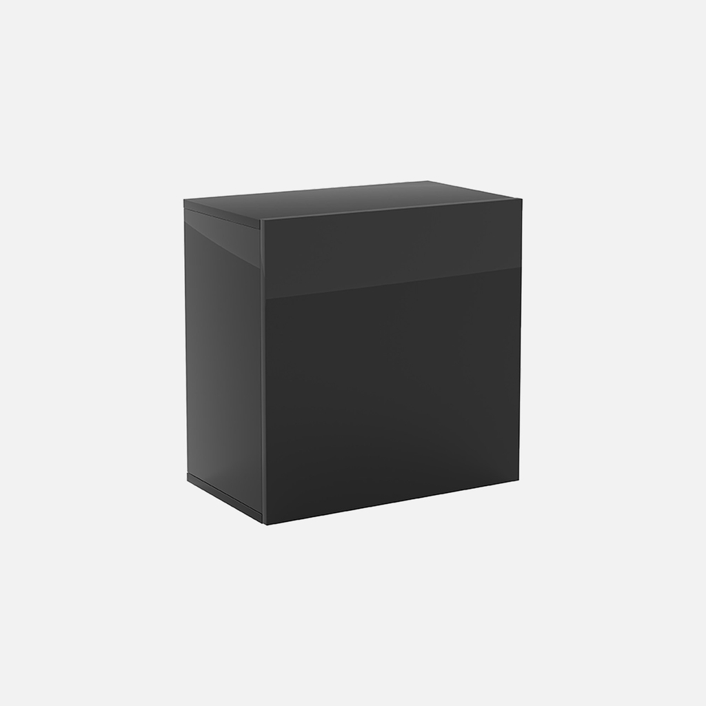 Szafka wisząca kwadratowa w kolorze czarnym