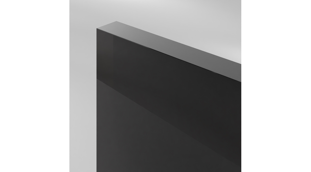 Front szuflady SALSA 80x12,5 czarny metalic połysk