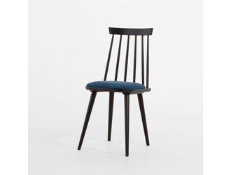 Krzesło welurowe niebieskie TANARO