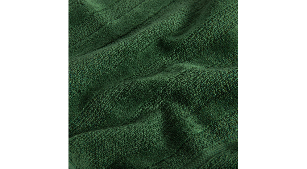 Zielony ręcznik kąpielowy