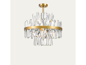 Lampa sufitowa glamour złota CONSTANTINOPLE 50 cm