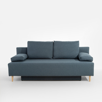 Sofa 3-osobowa niebieska TREVISO