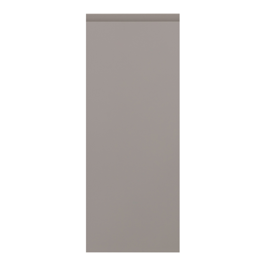 Frezowany front w kolorze  stone grey.