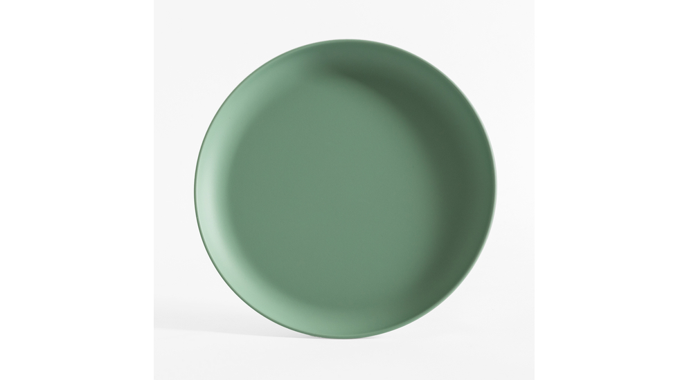 Talerz z melaminy zielony 21 cm