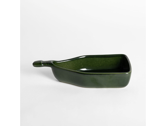Naczynie ceramiczne zielone 23,5x10,5 cm