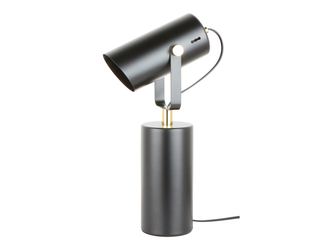 Lampa biurkowa reflektor czarno-złoty RESI