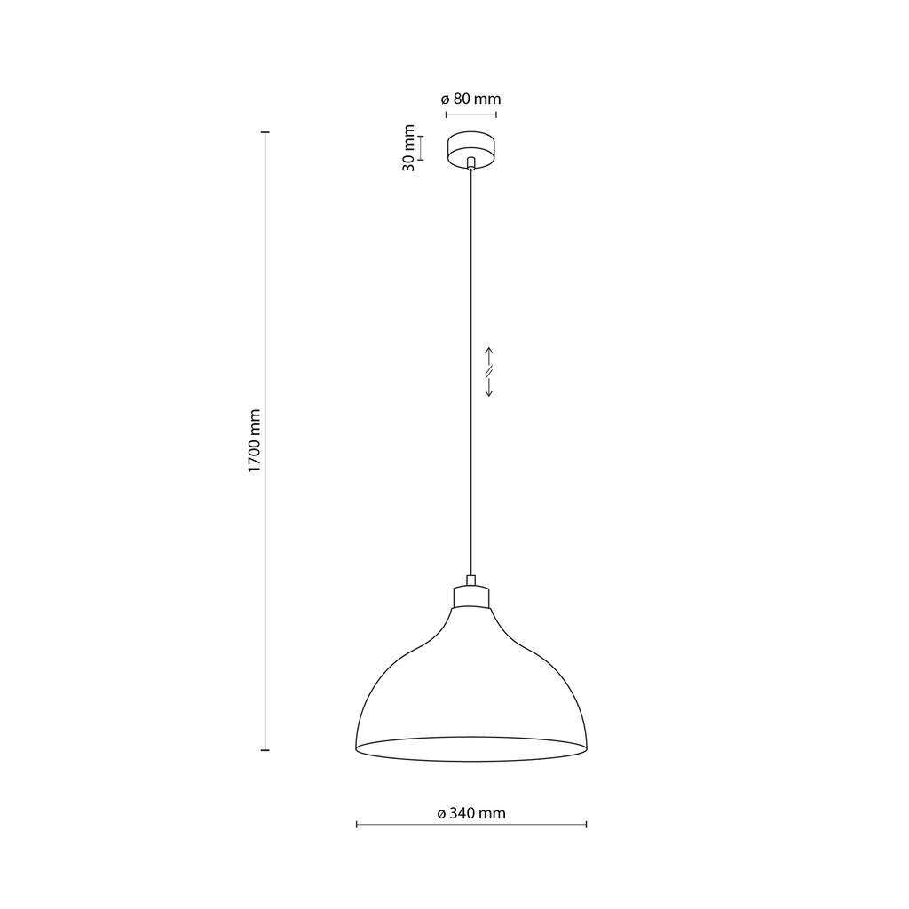 Lampa wisząca CAP MINT