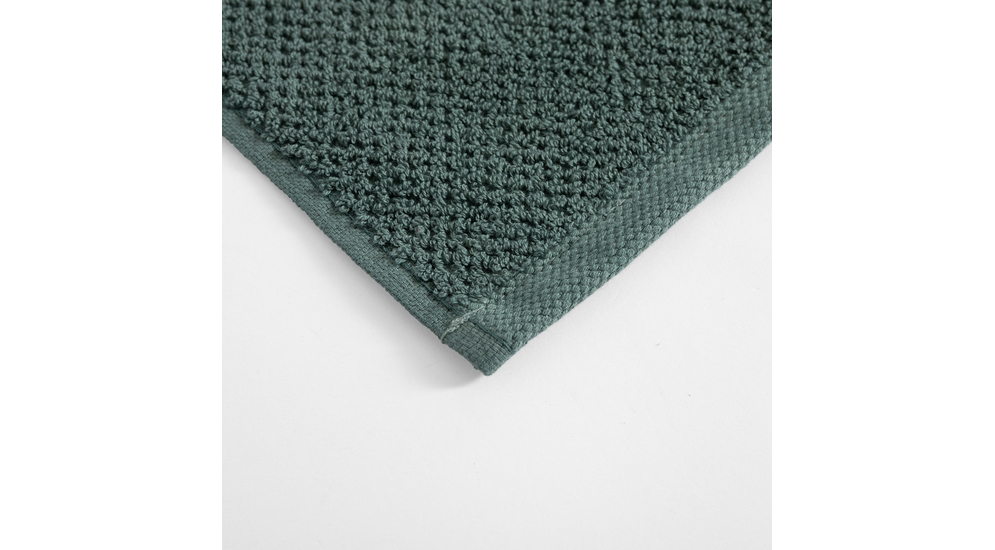 Zielony ręcznik z miękkiej bawełny
