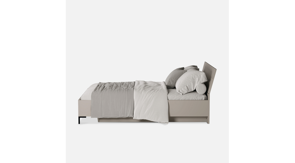 Łóżko z ryflowaniem DOMINICA 160x200 cm