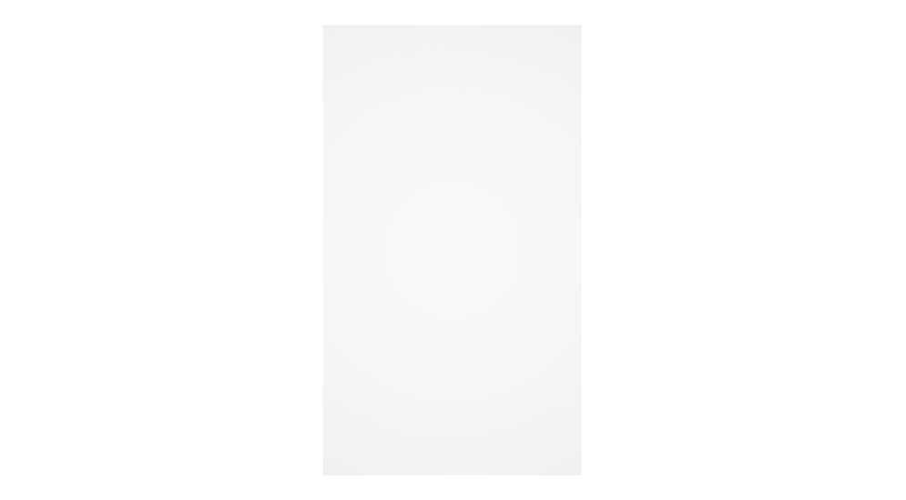 Formatka wisząca SOLA 34,5x60 biały polarny połysk