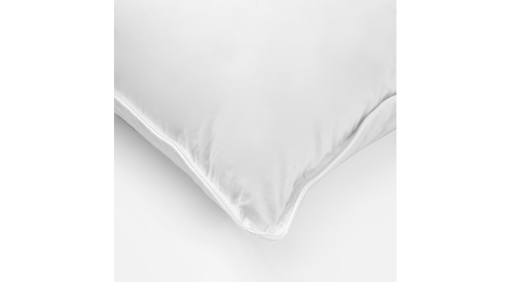 Puchowa poduszka w białym kolorze