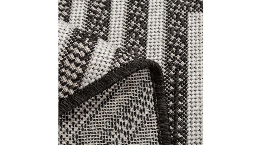 Dywanik nowoczesny szary JUTA 60x100 cm - detal.