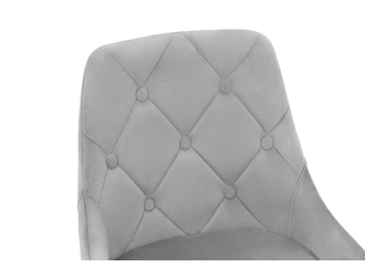 Krzesło tapicerowane szare FYRA