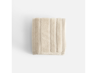 Ręcznik bawełniany kremowy TABBY 30x50 cm