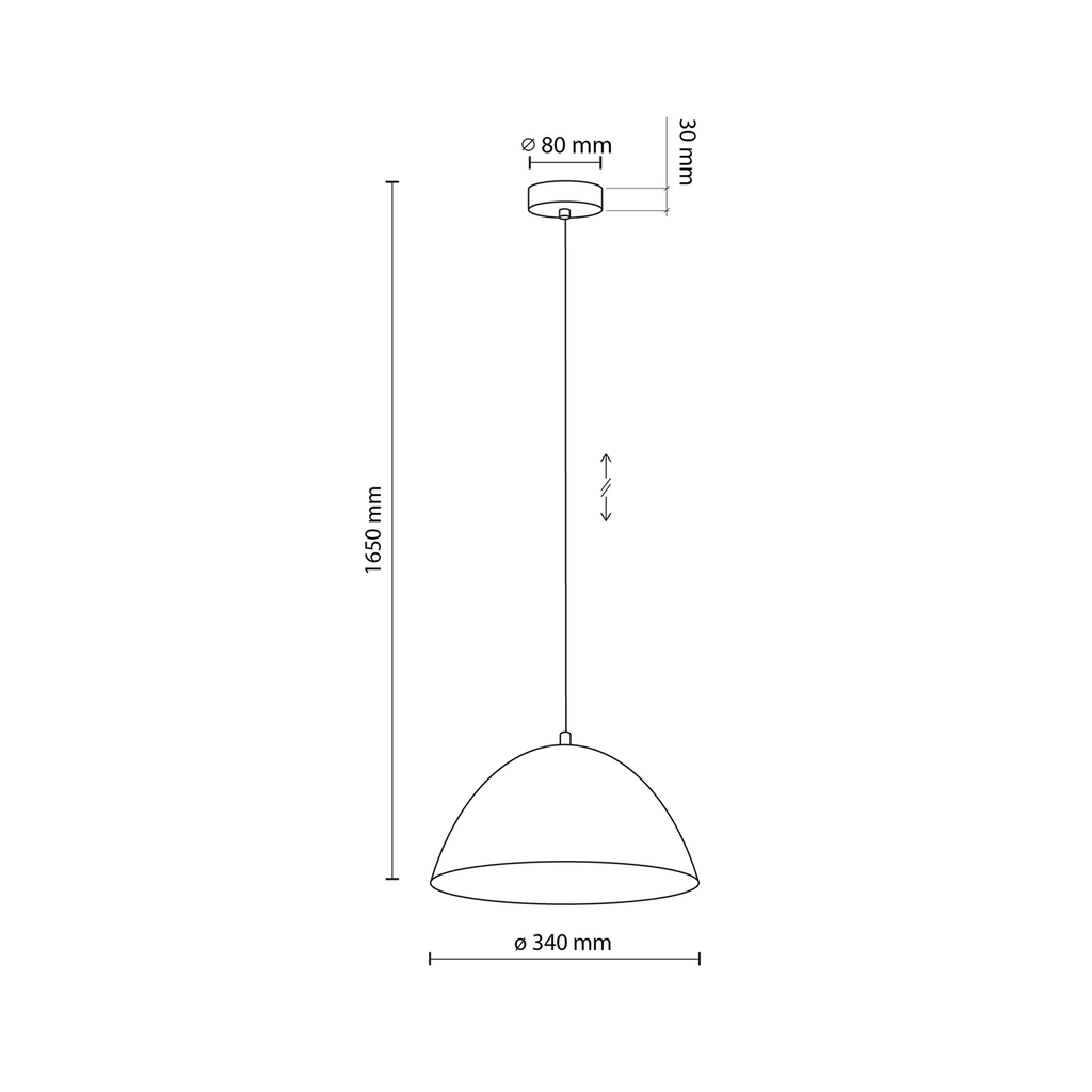 Lampa wisząca beżowa FARO