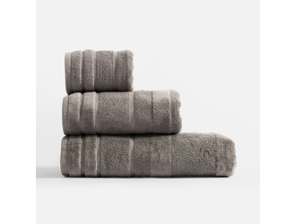 Ręcznik bawełniany szary TABBY 30x50 cm