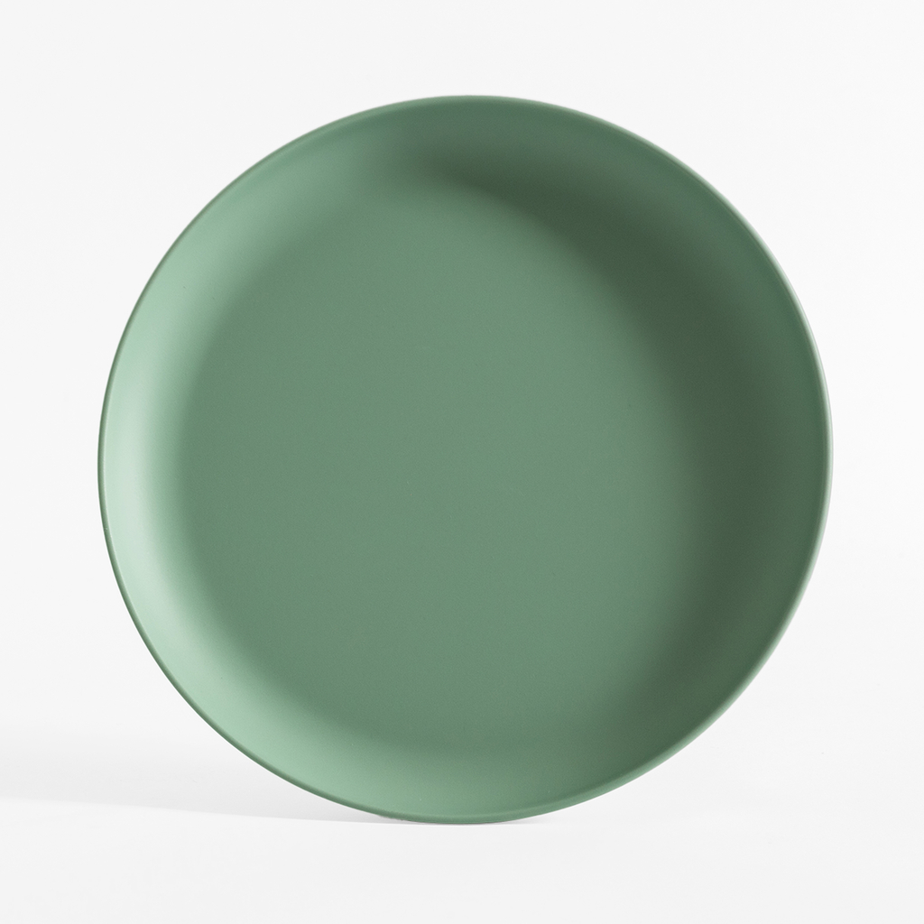 Talerz z melaminy zielony 21 cm