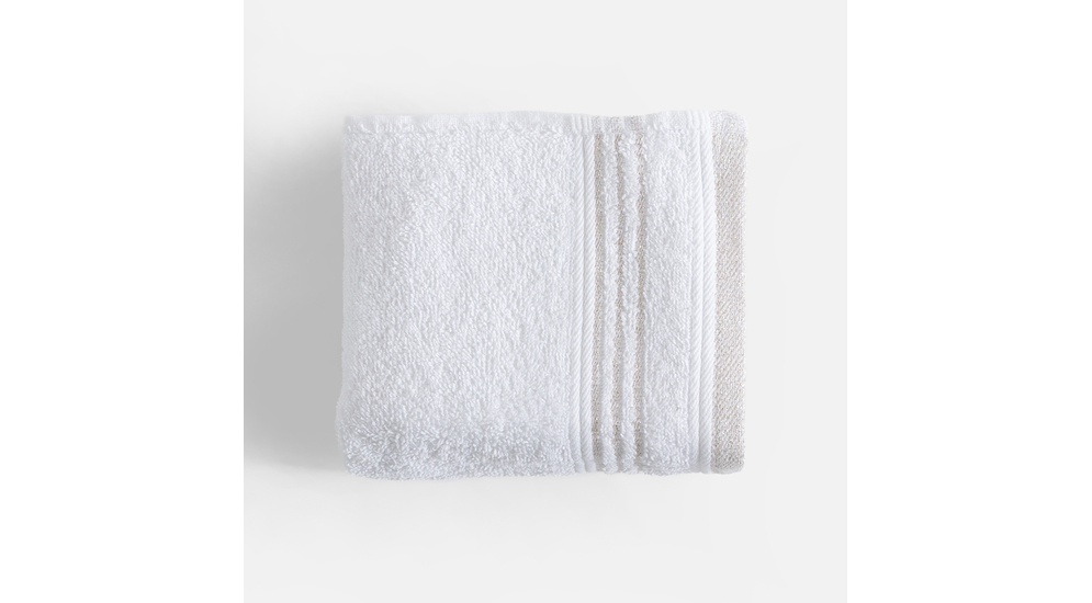 Mały biały ręcznik z bawełny