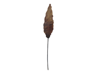 Sztuczny liść brązowy 125 cm