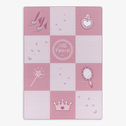 Dywan różowy dla małej księżniczki PLAY 100x150 cm