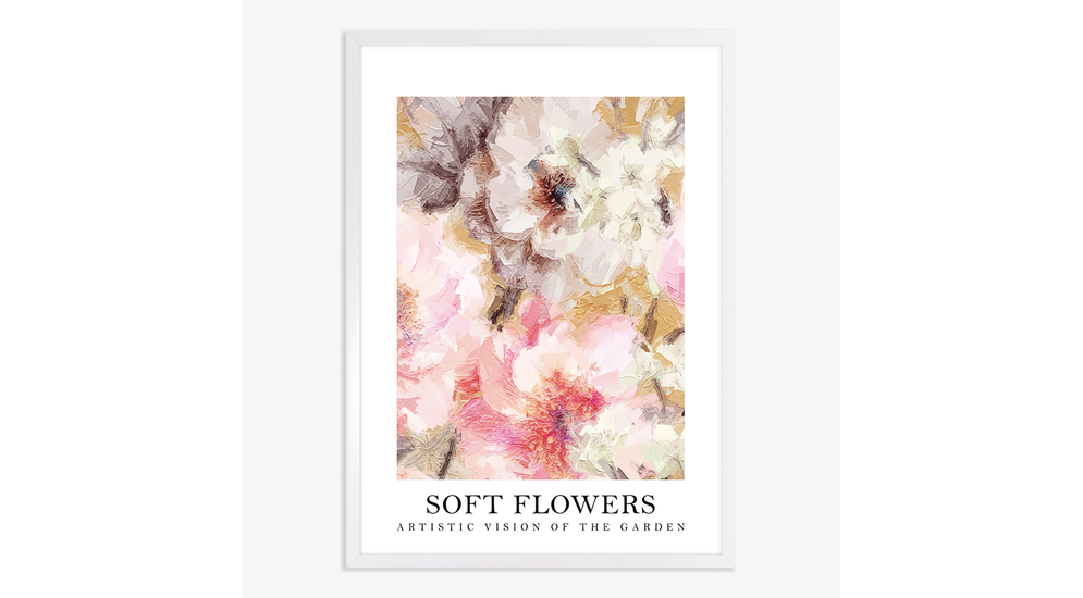 Obraz SOFT FLOWERS 50x70 cm