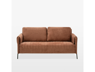 Sofa 2-osobowa brązowa RENKA