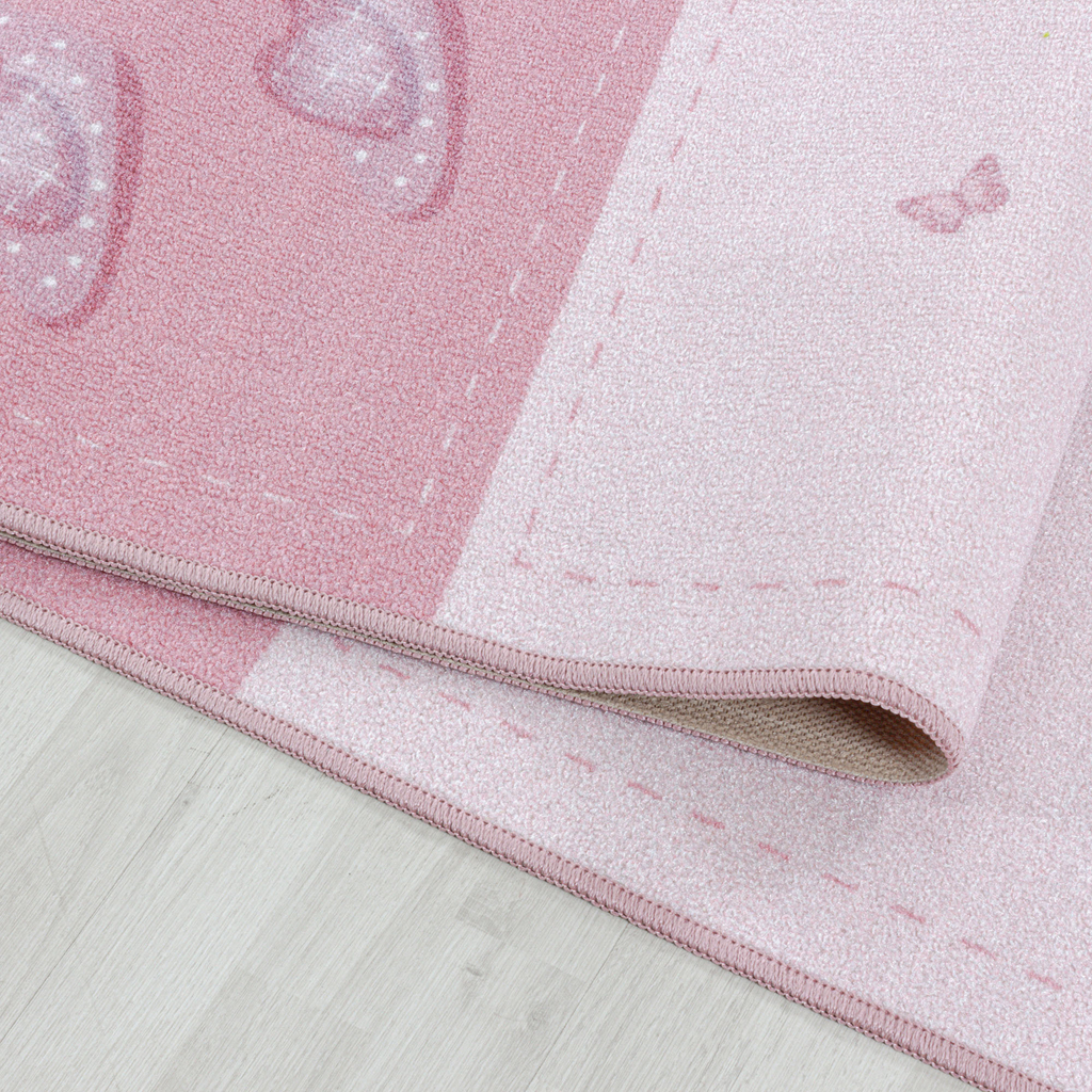 Dywan różowy dla małej księżniczki PLAY 80x120 cm