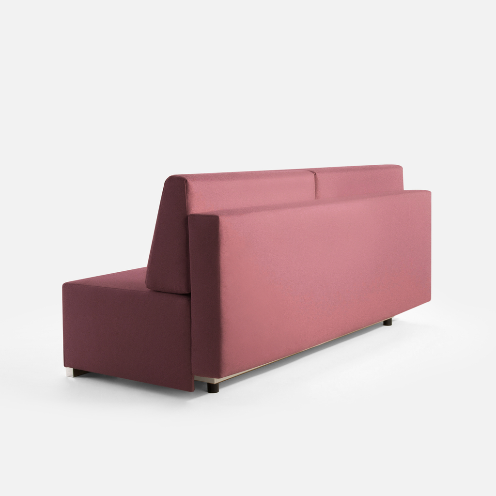 Sofa rozkładana ciemnoróżowa LILI