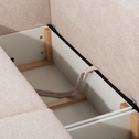 Sofa rozkładana 3-osobowa beżowa ONEGA