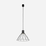 Lampa wisząca loftowa MODESTO BLACK I fi 29,5 cm