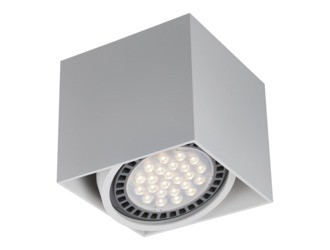 Reflektor natynkowy biały BOX1 13,2x13,2 cm